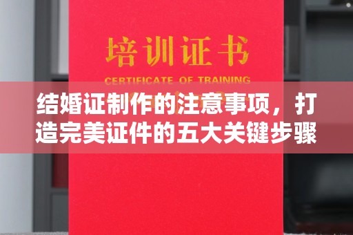 石碣结婚证制作的注意事项，打造完美证件的五大关键步骤